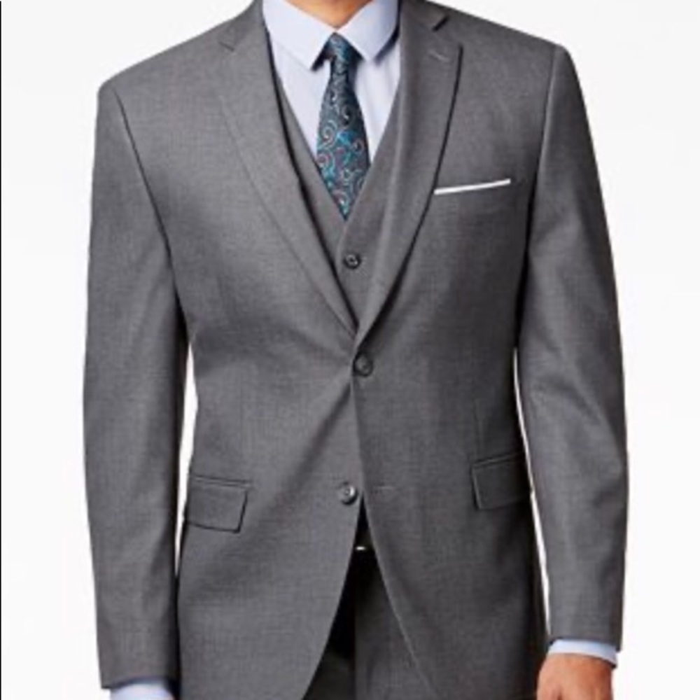 Alfani men’s 3 piece slim fit suit - brand new